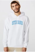 Outer Banks Lettern Beyaz Erkek 3ip Kapşonlu  Sweatshirt thumbnail 1