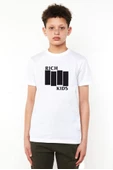 G-Dragon Rich Kids Beyaz Çocuk Bisikletyaka Tshirt - 1