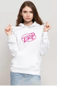 Babymonster Drip Beyaz Kadın 3ip Kapşonlu Sweatshirt thumbnail 1