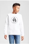 Rolling Quartz Logo Beyaz Çocuk 2ip Sweatshirt - 1