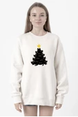 Meowy Christmas Beyaz Kadın 2ip Sweatshirt - 2