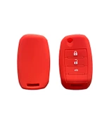KİA RİO SPORTAGE CEED SORENTO SİLİKON ANAHTAR KILIF (KIRMIZI) thumbnail 1