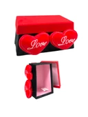 Aytan Gb-4 Kadife Pelüş Love Kalpli Dikdörtgen Hediye Kutusu (29x23x13 Cm) - 1