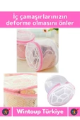 Özel Üretim Uzun Ömürlü Tam Korumalı Deformasyon Önleyici İç Çamaşırı Sütyen Yıkama Filesi 2 Adet - 2