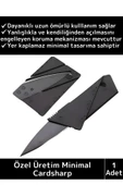 Özel Üretim Uzun Ömürlü Kredi Kartı Tasarım Kamp Cüzdan Çanta Emniyetli Bıçak - 1