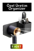 Özel Yüksek Kaliteli Montaj Gerektirmez Yapışkanlı Banyo Yatak Odası Kuaför Fön Makinesi Organizer thumbnail 1