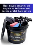 Premium Yüksek Kaliteli Oto Araç Bakım 12 Parça Otomobil İç Dış Bakım Temizlik Full Oto Bakım Seti - 2
