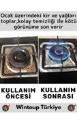 Premium Dayanıklı Uzun Ömürlü Kolay Temizlenebilir Ocak Yağ Kir Önleyici Kare Alüminyum Folyo 8 Adet - 3