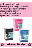 Özel Üretim Yüksek Kaliteli Değiştirilebilir Şifreli Kağıt Madeni Para Dekoratif Pilli Atm Kumbara - 2
