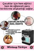 Özel Üretim Yüksek Kaliteli Değiştirilebilir Şifreli Kağıt Madeni Para Dekoratif Pilli Atm Kumbara - 5
