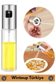 Yüksek Kaliteli Uzun Ömürlü Mutfak Yağ Sirke Limon Suyu Çok Amaçlı Spreyli 100 ML Cam Yağdanlık 2 Ad - 3