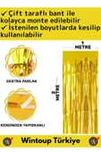 Özel Üretim Ekstra Parlak Saçaklı Doğum Günü Düğün Kına Parti Fotoğraf Çekimi Arka Fon Perde 1X2 Mtr - 2