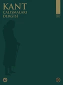Kant Çalışmaları Dergisi Sayı 2 - 1
