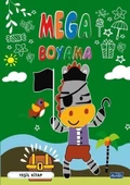 Mega Boyama Yeşil Kitap - 1