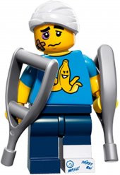 Lego Minifigür - Seri 15 - 71011 - Clumsy Guy - 1