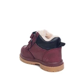 Remind Bebe RM-2029 Çift Cırtlı Peluşlu Erkek Bot Bordo- Bordo 22-25 - 2