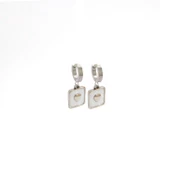 Çelik Sallantılı Küpe Kalpli Detaylı Halka Model UNK-813 thumbnail 2