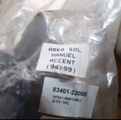 Hyundai Accent 1994-1999 yumurta kasa Arka kapı Cam Krikosu Sol mekanik manuel şöför tarafı yan sanayi 83401-22000 - 9