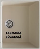 TEKDEKOR GRANİT EVYE SİFON TAKIMI  BÜYÜK GÖZ TAŞMASIZ - 2