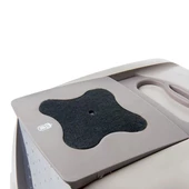 Catit Kapalı Kedi Tuvalet Kabini Koyu Gri thumbnail 2