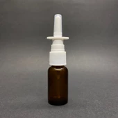 10ml kahverengi şişe, Burun spreyi, 24 adet Nazal Spreyli, Ecza şişesi, İlaç Şişesi - 1