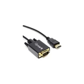 QPORT Q-HVG18 HDMI TO VGA 1,8MT DÖNÜŞTÜRÜCÜ KABLO - 1