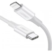 UGREEN TYPE-C TO LIGHTNING 3A PD MFİ SERTİFİKALI HIZLI ŞARJ KABLOSU 1 MT BEYAZ 10493 - 3
