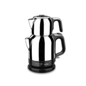 Korkmaz Çaytema Dayanıklı Elektrikli Çaydanlık 1.7 lt Inox/Krom Renk A331 - 3