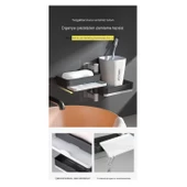 Gen-Of 4 Katlı Yapışkanlı Banyo Mutfak Dolap Rafı Ve Askılı Sabunluk GKH - 4