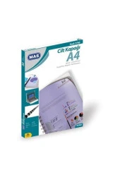 Mas Cilt Kapağı Plastik Opak A4 160 MIC Şeffaf 7740 - 1