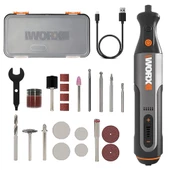 WORX WX106 8Volt Kalem Tipi Devir Ayarlı Profesyonel Gravür Makinesi + 21 Parça Aksesuar - 2