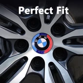 YENİ NESİL BMW 56 MM JANT GÖBEK DAMLA STICKER (4 ADET) thumbnail 2