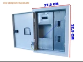 AKÖZ 1 Monofaze Sayaçlı 6 Otomatlı Sıva Altı Pano (Sac) 102 - 2