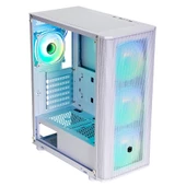 FRISBY CM-106 650W 80+ ARGB FAN MESH BEYAZ KASA - 2