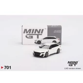 Mini GT 701 ABT Audi RS6-R Glacier White Metallic LHD Model Araba thumbnail 1