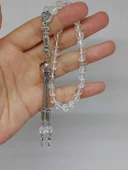 Kristal Kuvars Taşı 33lük Tesbih 6mm (4734) thumbnail 5