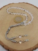 Kristal Kuvars Taşı 33lük Tesbih 6mm (4734) thumbnail 6