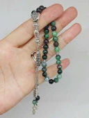 Anyolit (Rubizoit – Rubyzoisit) Taşı 33lük Tesbih 6mm (22450) thumbnail 5