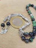 Anyolit (Rubizoit – Rubyzoisit) Taşı 33lük Tesbih 6mm (22450) thumbnail 3