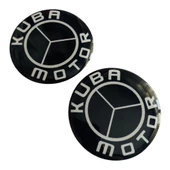 Kuba Logo Damla Etiket 5X5CM 2Li Siyah - 1