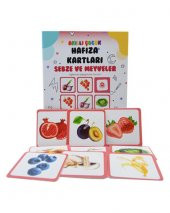 Akıllı Çocuk Hafıza Kartları Sebze ve Meyveler Bubu - 2