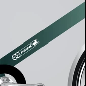 Carraro Poni 24 V Fren 3 Vites 24 Jant Şehir Bisikleti Yeşil Mavi Mor Beyaz 45 Kadro thumbnail 1