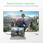 XKS 2 Metre Type C to Type C PD 2.0 3 Amper 60W USB Hızlı Şarj Kablosu - 5