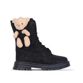 Skuaıter F2402 Kürklü Ayıcıklı Kız Çocuk Bot thumbnail 1