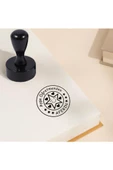 Kişiye Özel Öğretmen Kaşesi Kitap Mührü ve Istampa Set R5814-15 - 1