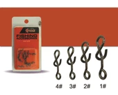 Captain 5019 Sahte Balık Klipsi Spiral 15li Paket Black Nikel  4 - 1