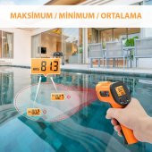 ThermoPro TP30 Endüstriyel Kızılötesi Katı-Sıvı Sıcaklık Ölçer - 4