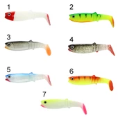 Captain 3569 Style Soft 8cm Levrek Silikonu 5'li Paket Suni Yem  5 - 1
