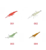 Captain 3054 Silikon Karides 7.5cm Suni Yem 5li Paket  001 - 1