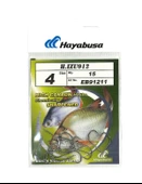 Hayabusa HIZU 912 Kısa Pala Dövme Olta İğnesi 15li Paket Nikel  2 - 6